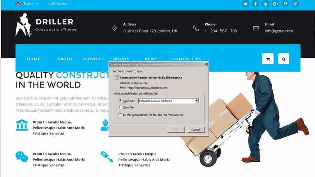 Driller - Construction Company Cleaning Company Template | Themeforest Download смотреть онлайн