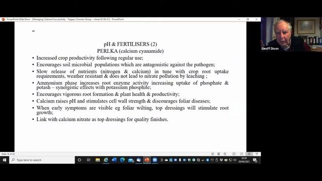 Cluroot Webinar with Prof Geoff Dixon смотреть онлайн