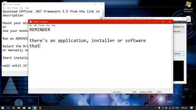 Install netframe 3 5 for any version of win8,8 1 and 10 (x86x64) смотреть онлайн