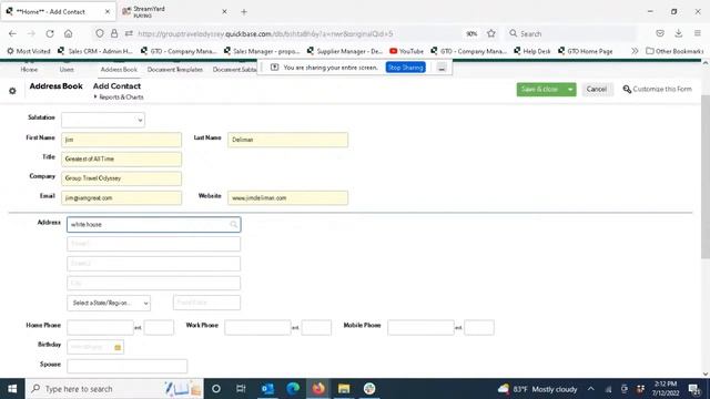 Address Book Feature & Other Enhancements in GTO смотреть онлайн