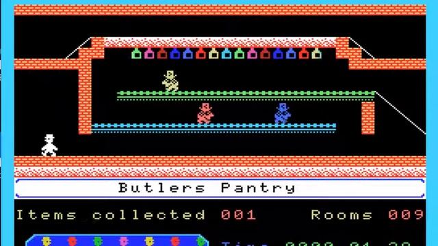 Jet Set Willy II - MSX Microsoft - MESSUI64 v0.180 emulator смотреть онлайн