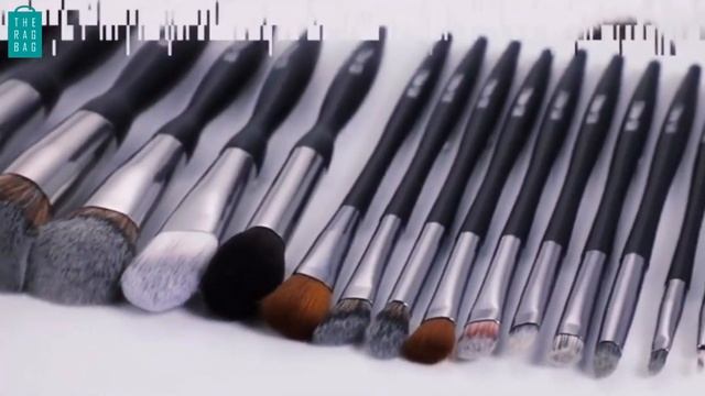 16PC CHROME BLACK MAKEUP BRUSH SET • WITH PURSE смотреть онлайн