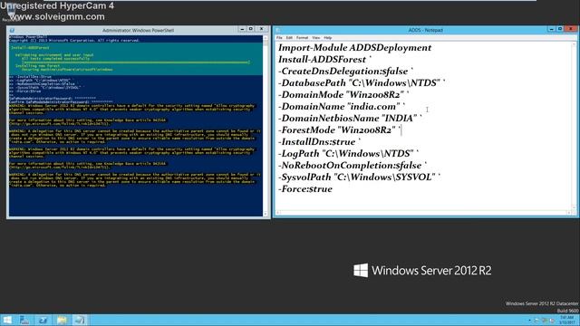 How to install ADDS for command(server 2012) смотреть онлайн