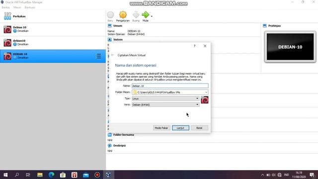 Cara Membuat VM Debian 10 смотреть онлайн