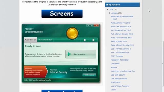 Kaspersky virus Removal Tool смотреть онлайн