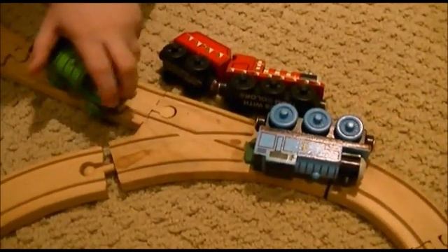 Thomas The Tank Engine - Wooden Thomas The Train And The Huge Crash - Accidents Happen