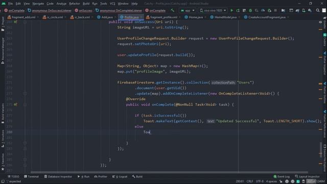 How to create Social Media App in Android Studio || Part 15 смотреть онлайн