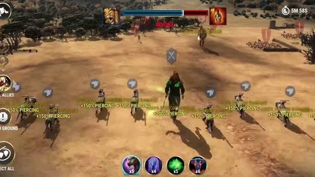 Dawn of the titans | How to kill a 234 mil Ares in 23 seconds!? Nergal Vs Ares смотреть онлайн