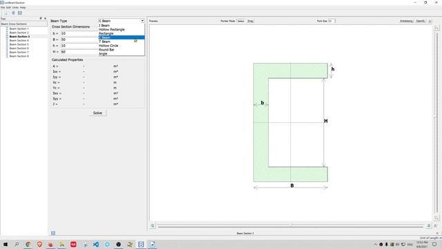 Introduction to beam cross section calculator: BeamSection смотреть онлайн