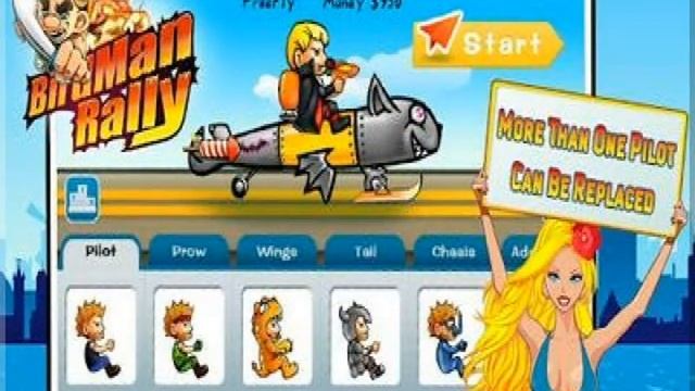 Birdman Rally Android Game - playslack.com смотреть онлайн