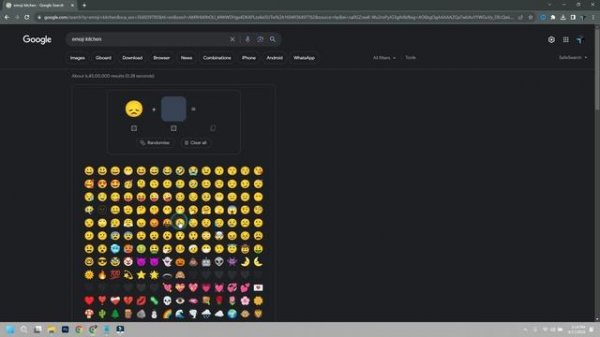 Google Search Emoji Kitchen