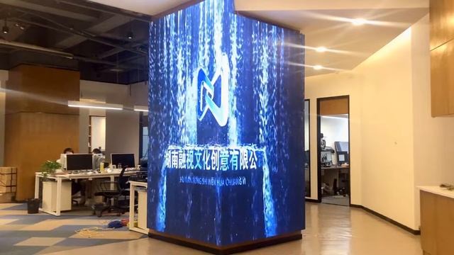Waterfall background wall logo customization смотреть онлайн