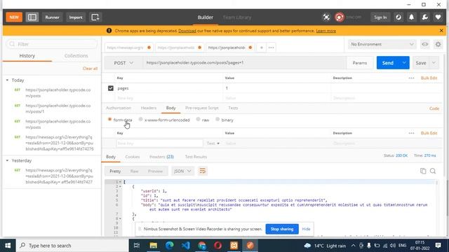 REST API POSTMAN Tutorial in Hindi смотреть онлайн