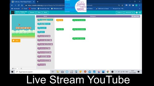 Flappy Bird Project Using Code.org смотреть онлайн