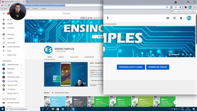 Google Chrome - Como gerar QR-Code de qualquer site смотреть онлайн