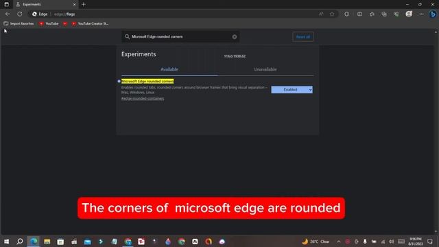 How to turn off rounded corners in edge | How to disable rounded Corners in Microsoft Edge смотреть онлайн