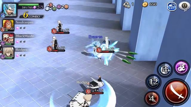 Bleach: Brave Souls - lv. 100 Co-Op ft. 5* Grimmjow (Released version) смотреть онлайн