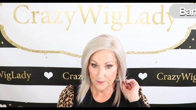 BelleTress PEPPERMINT HF wig review | COCONUT SILVER BLONDE | Crazy Wig Lady смотреть онлайн