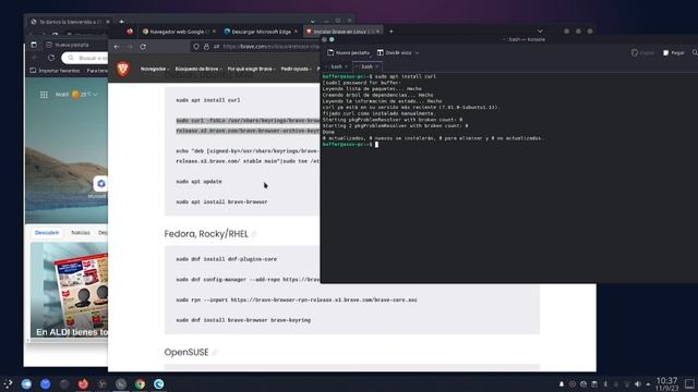 ¿Cómo instalar Chrome, Edge, Brave, Opera y Vivaldi? смотреть онлайн