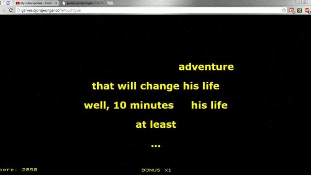 TouchType (chrome experiment) смотреть онлайн