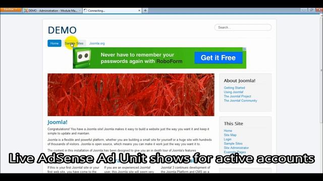 AdSense Elite - Insert Google AdSense ads inside your Joomla! website. смотреть онлайн