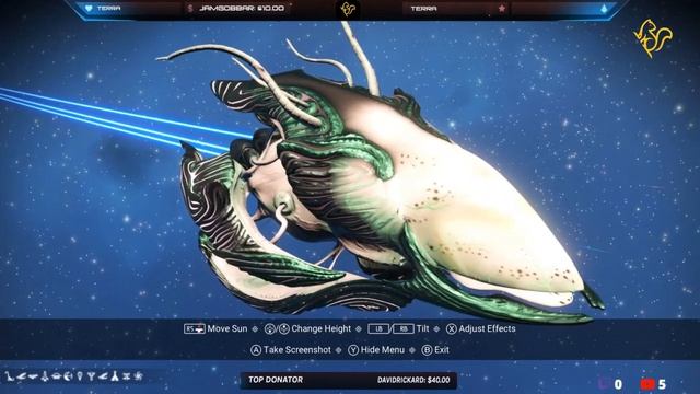 No Man's Sky 2022 | Black with Green Chrome Living Ship Location смотреть онлайн