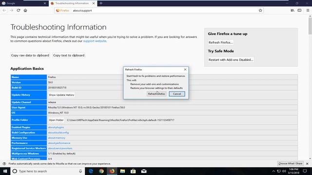 Reset Firefox Quantum To Default Settings - Quick Tutorial смотреть онлайн
