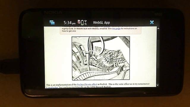 WebGL in Firefox on Nokia N900 смотреть онлайн