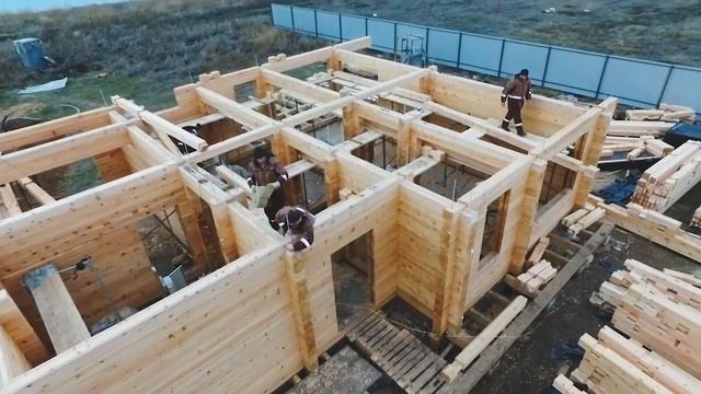 Строительство домов из сибирского леса смотреть онлайн