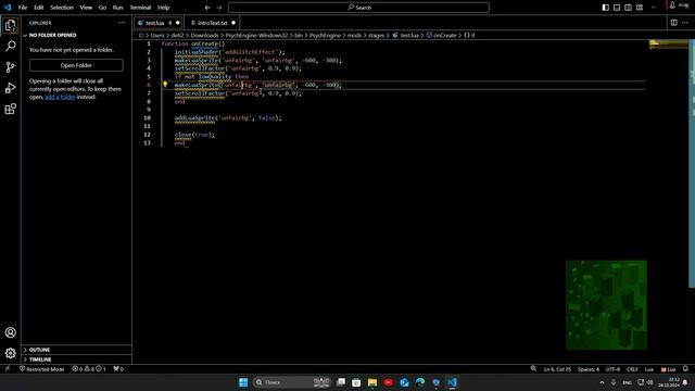 Как добавить свой задний фон в фнф Psych Engine?