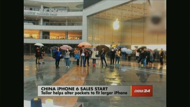 Seriously? Apple fans in China get pants altered to fit iPhone 6 смотреть онлайн