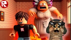 СУПЕР Побег От Злой Няни в Роблокс 😎