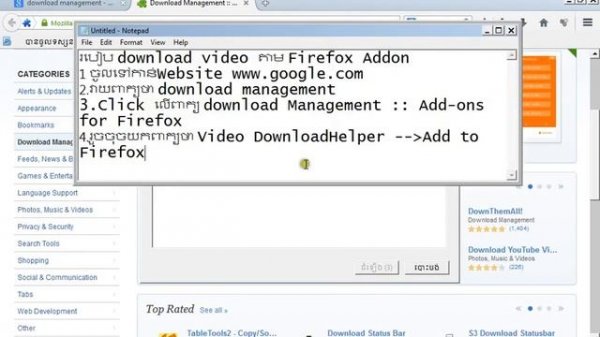 Download Video with Add ons - firefox add ons for video download