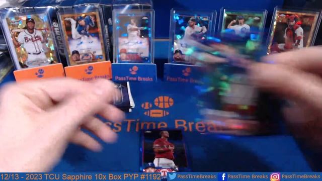 12/13 - 2023 TOPPS CHROME UPDATE SAPPHIRE - 10x Box 1x Case PYP #1192 LIVE BREAK смотреть онлайн