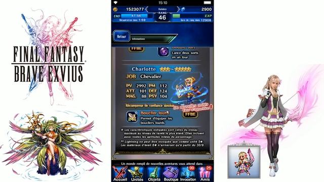 LIGHTNING + ARTEMIOS - FF Brave Exvius FR HD смотреть онлайн