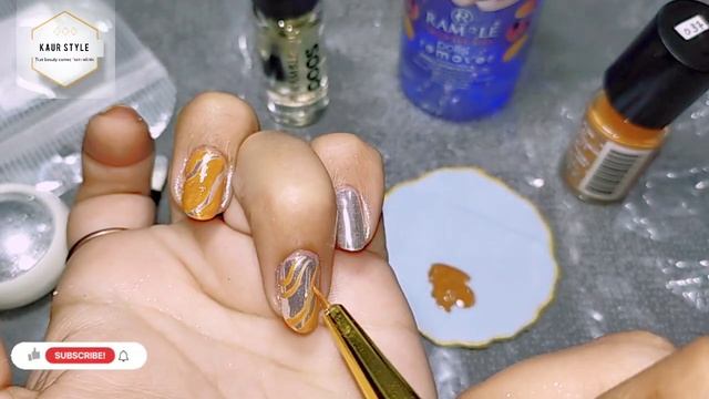 Chrome swirl nail art design смотреть онлайн