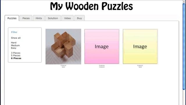 Wooden Puzzles - Version 1.0 - Firefox смотреть онлайн