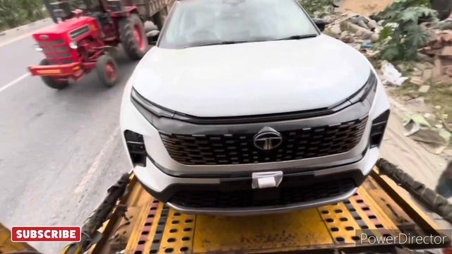 Tata Safari facelift 2023 white color|| Safari facelift 2023 unloading!! amazing looks 😍🔥 смотреть онлайн