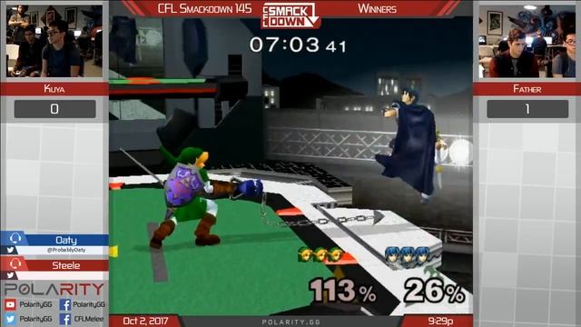 CFL Smackdown 145 Melee - Kuya (Link) vs Father (Marth) - Winners R3 смотреть онлайн