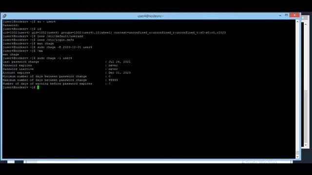 User Management and Restricted Bash Shell (CentOS7) смотреть онлайн