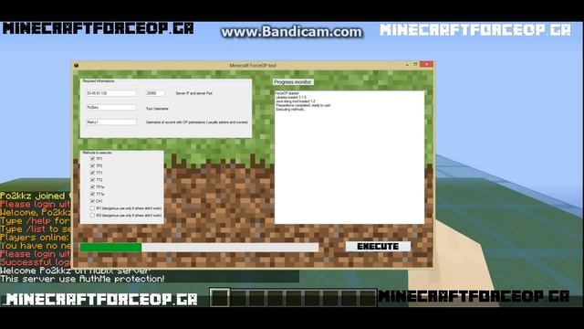 How to get Admin on any Minecraft server 1.8.5 [ForceOP] 2015 WORKING смотреть онлайн