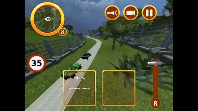 Dinosaur Park Safari Car Driving 3D: Ride Fast, Avoid Attack Of Hungry Dinosaurs - IOS Gameplay смотреть онлайн