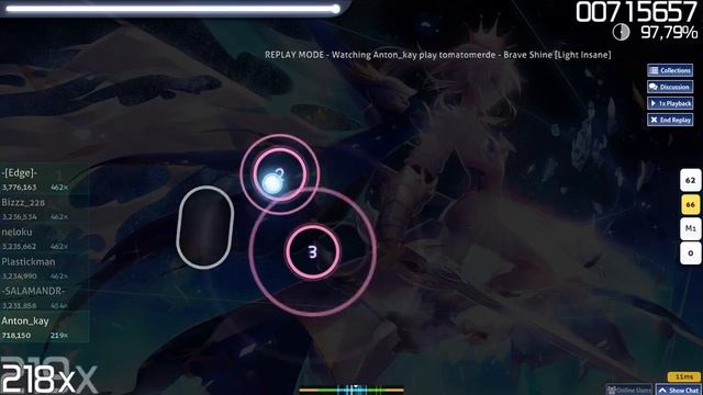tomatomerde - Brave Shine [96,71%] 4.23* смотреть онлайн