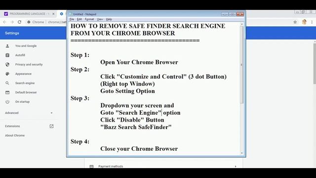 REMOVE SAFE FINDER FROM CHROME | SAFE FINDER ERROR | SAFE FINDER VIRUS REMOVE | DELETE SAFE FINDER смотреть онлайн