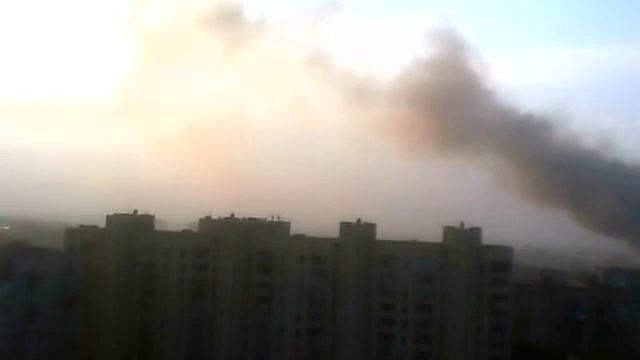 Пожар в центре около Эльдорадо, г. Днепропетровск смотреть онлайн