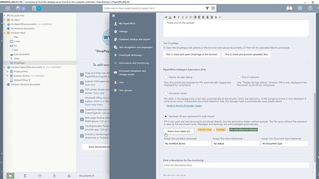 Direct Document Upload to PaperOffice DMS with DropPage / Document networking from anywhere смотреть онлайн