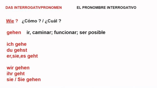 CURSO de ALEMÁN - ALEMÁN FÁCIL: Lektion 4: Interrogativpronomen TEIL 1 (parte 1) смотреть онлайн