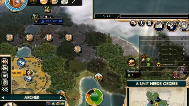 Civilization V Brave New World with badboyf2000 and Richie! 1 смотреть онлайн