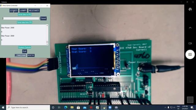 Voice controlled Google Dino game on PIC32 Part 2 смотреть онлайн