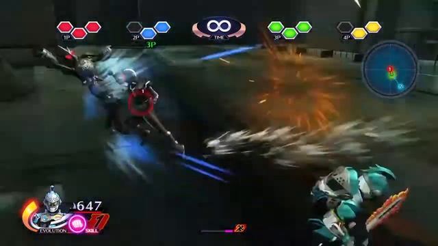 KAMEN RIDER CLIMAX FIGHTERS:BATTLE ROYALE PART 32 Brave vs Den-O vs Faiz vs OOO смотреть онлайн